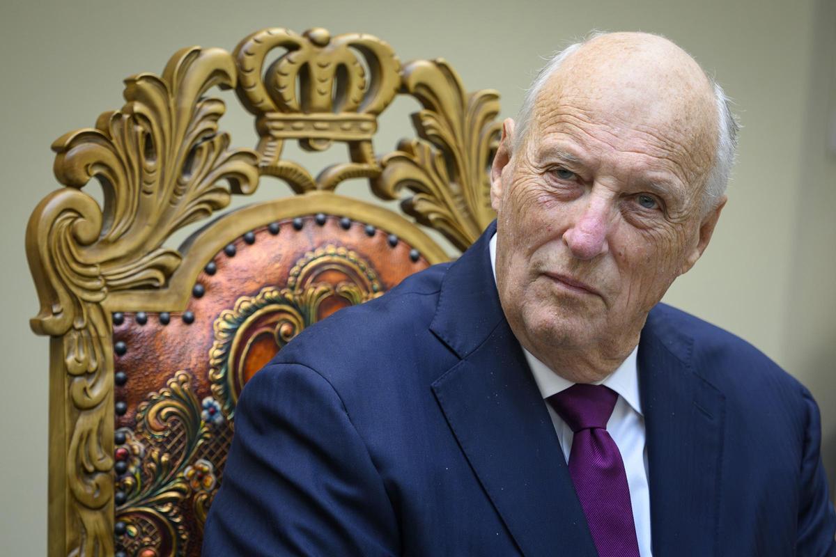 El rey Harald V de Noruega.