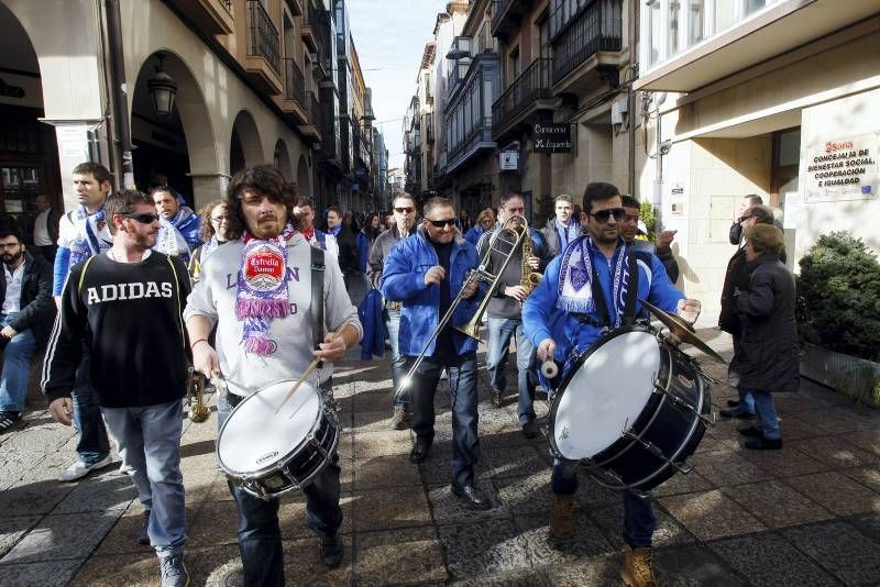 Las imágenes de las aficiones en Soria