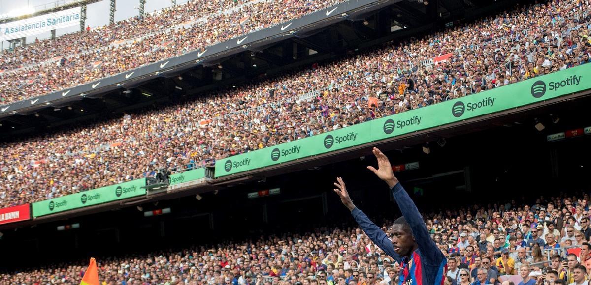 El culer ha tornat i ja gairebé omple el Camp Nou