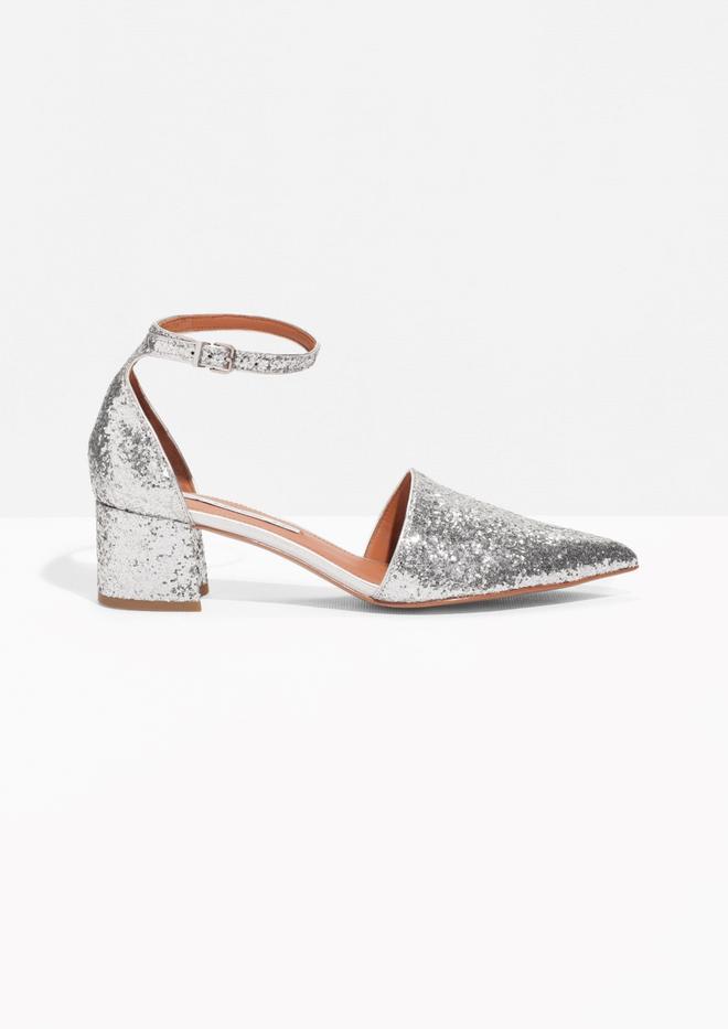 Zapatos de tacón de glitter, &Other Stories