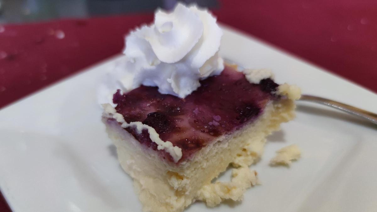 La tarta de queso de Bar Potitos.