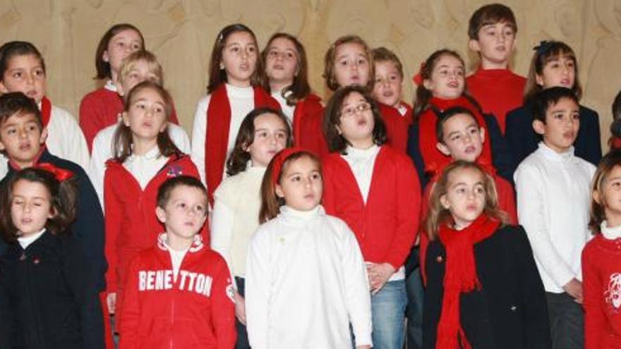 El concierto infantil se celebró en la iglesia Santa María de Gracia