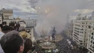 En directo, la mascletà de hoy en València: Pirotecnia Valenciana ha diseñado un disparo de final abrumador