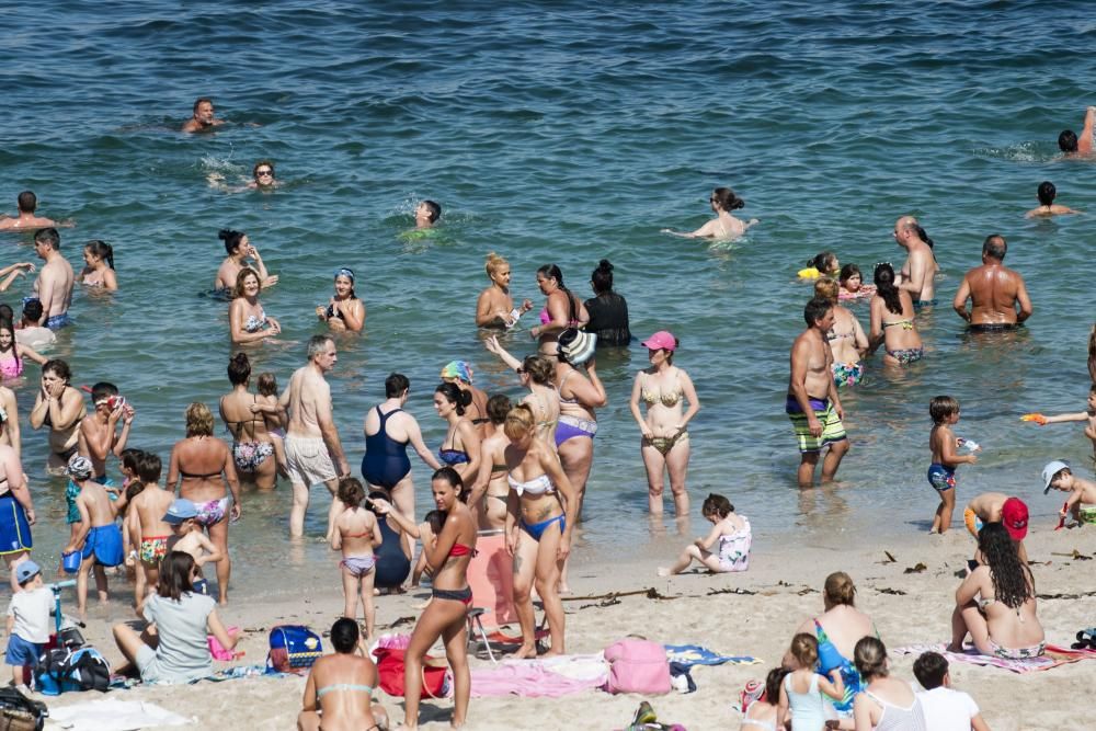 La ola de calor permanecerá en Galicia hasta el domingo.