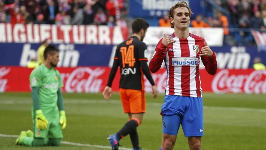 El jugador del Atlético, Antoine Griezmann.