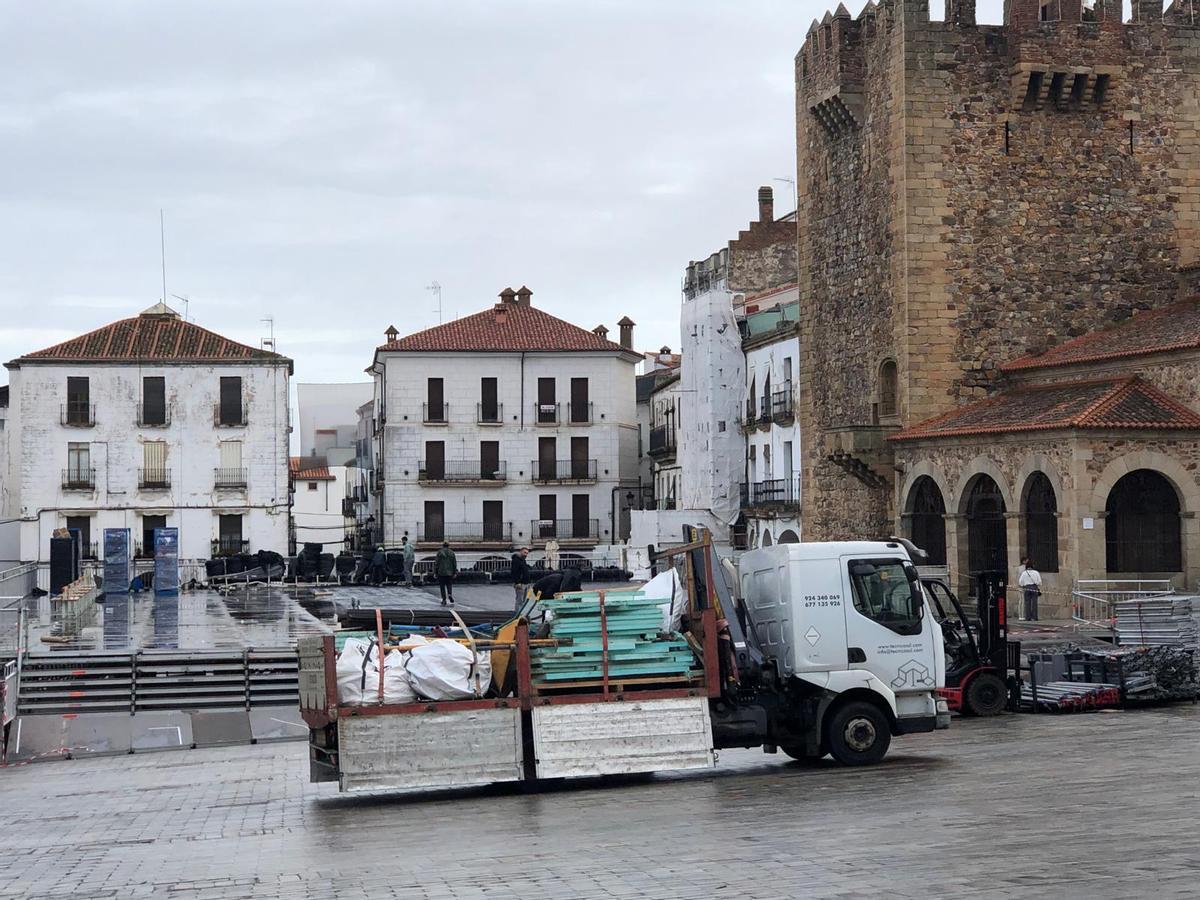 Montaje de la pista.