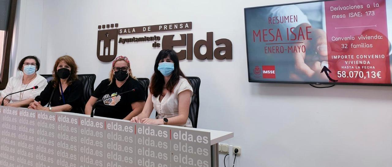 Componentes de la Mesa ISAE de Elda.