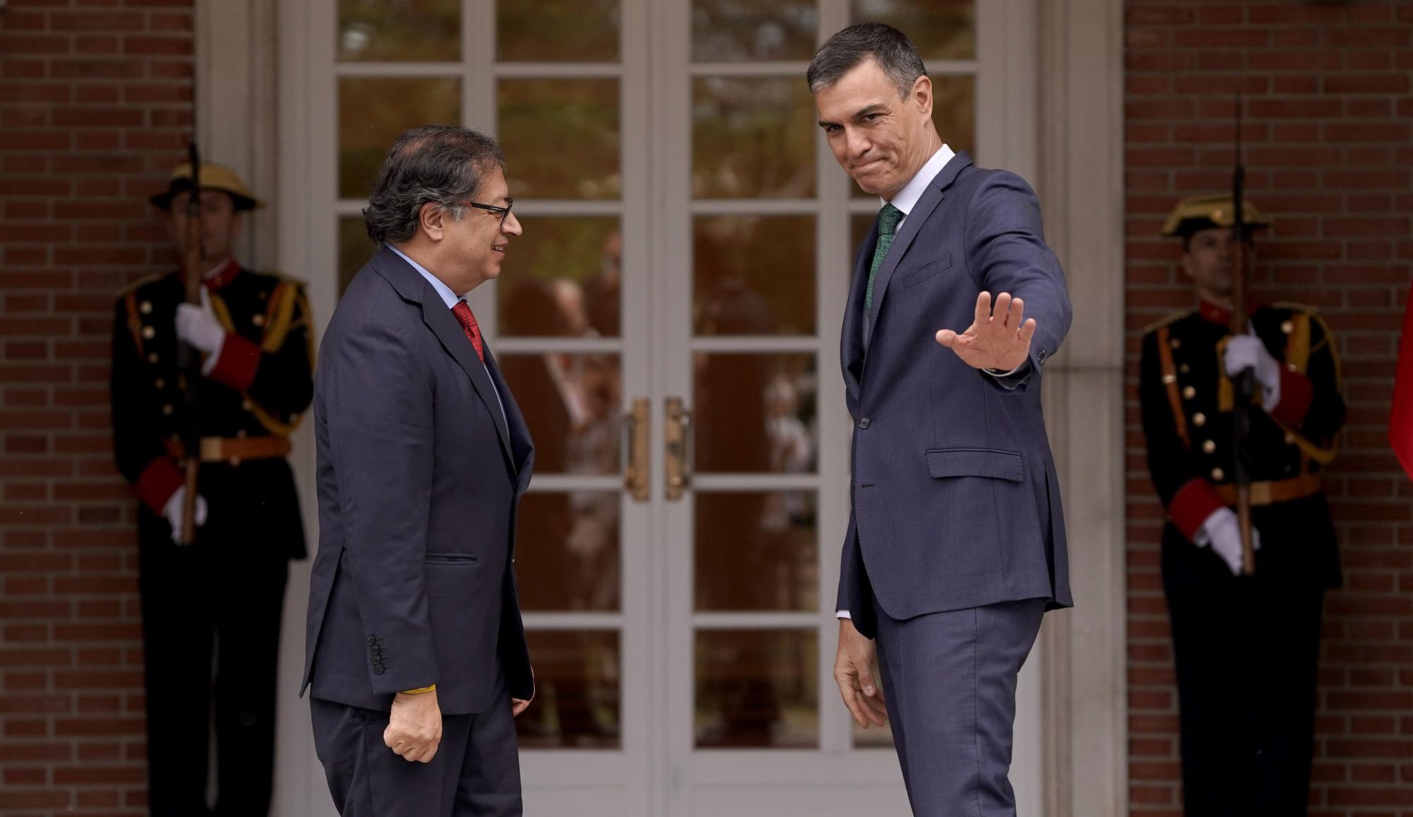 El presidente de Colombia, Gustavo Petro, en el segundo día de su visita de Estado a España