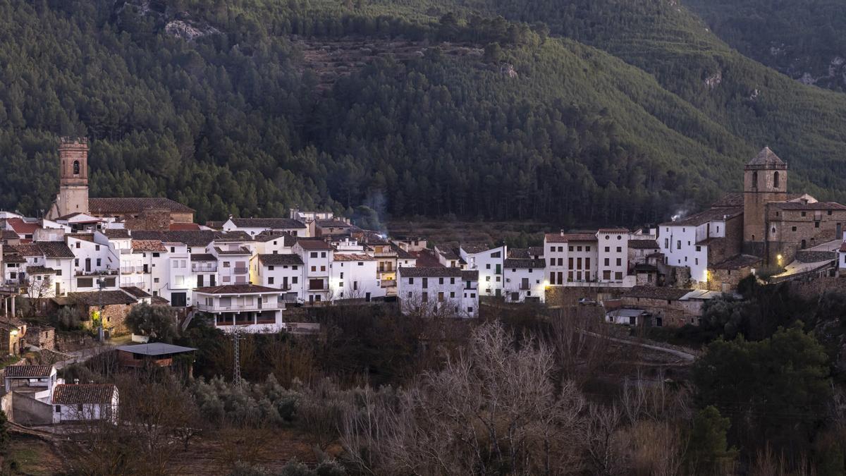 Ludiente. Vista del pueblo