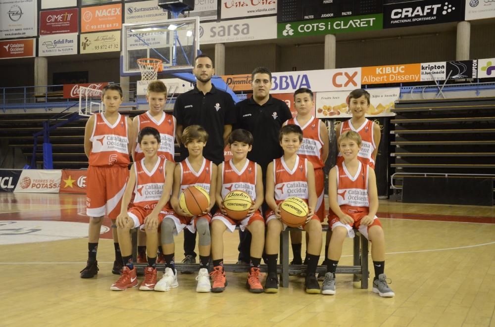 Tots els equips del planter del Bàsquet Manresa