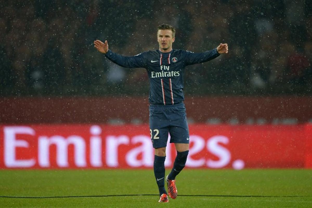 Así fue el debut de Beckham con el PSG