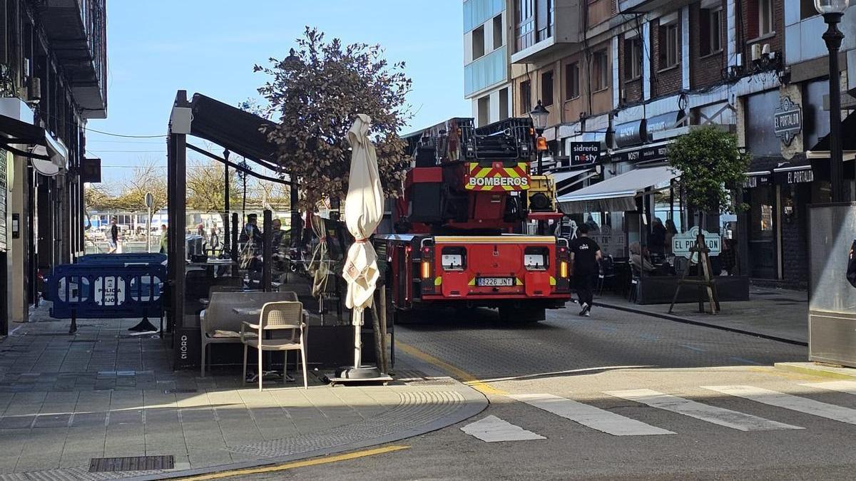 Intervención en la calle Aguado