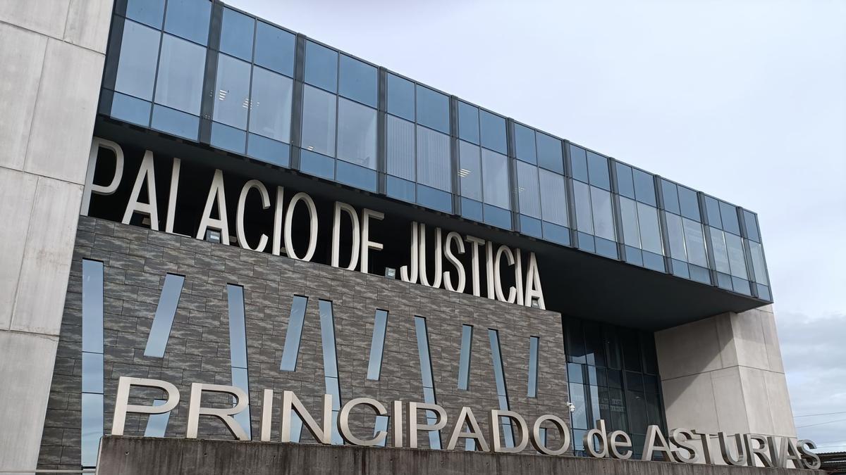 El Palacio de Justicia de Gijón.