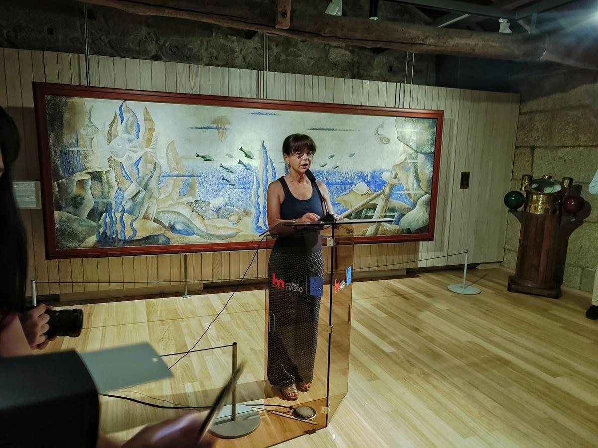 La inauguración de los espacios rehabilitados del Museo Massó de Bueu