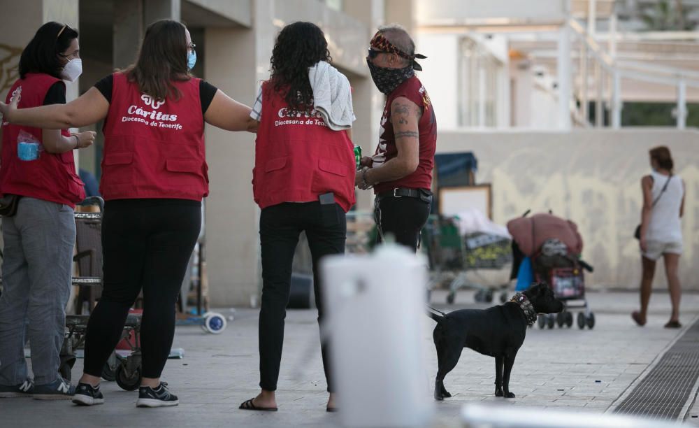 Desalojo de okupas en Los Cristianos