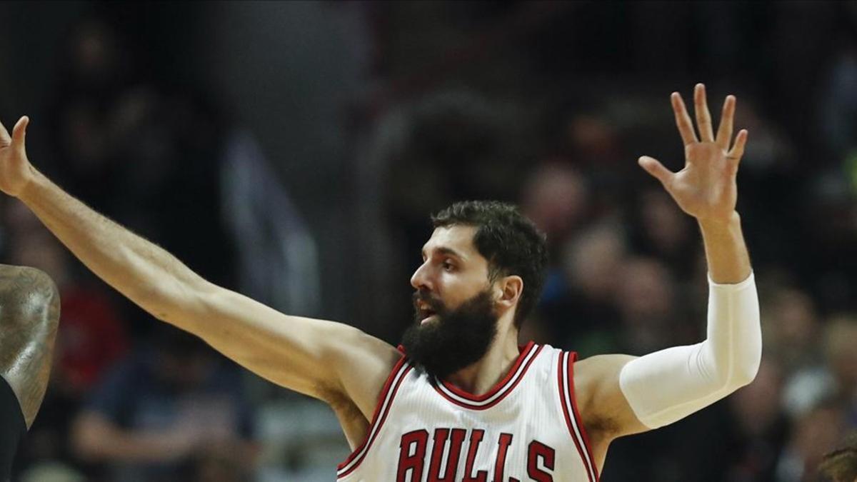 Nikola Mirotic, con los Chicago Bulls