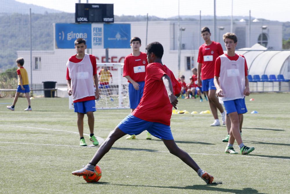 Jordi Guerrero al campus del Girona FC