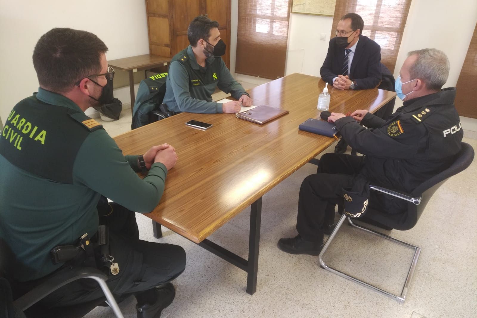 Reunión semanal de coordinación de las Fuerzas y Cuerpos de Seguridad del Estado en Zamora.