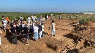 Descubren una protoalmazara de época romana en un yacimiento arqueológico de Ochavillo del Río