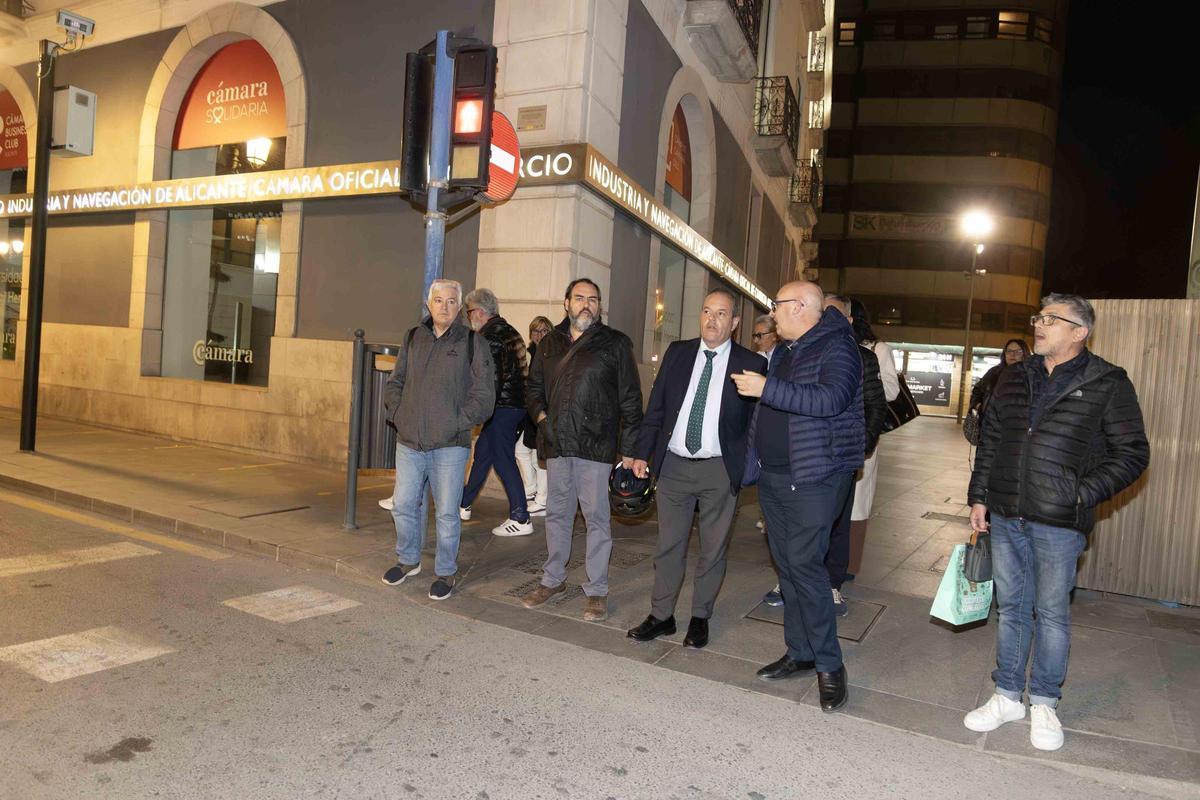 Reunión exprés de Carlos Baño con Facpyme en la Cámara de Alicante