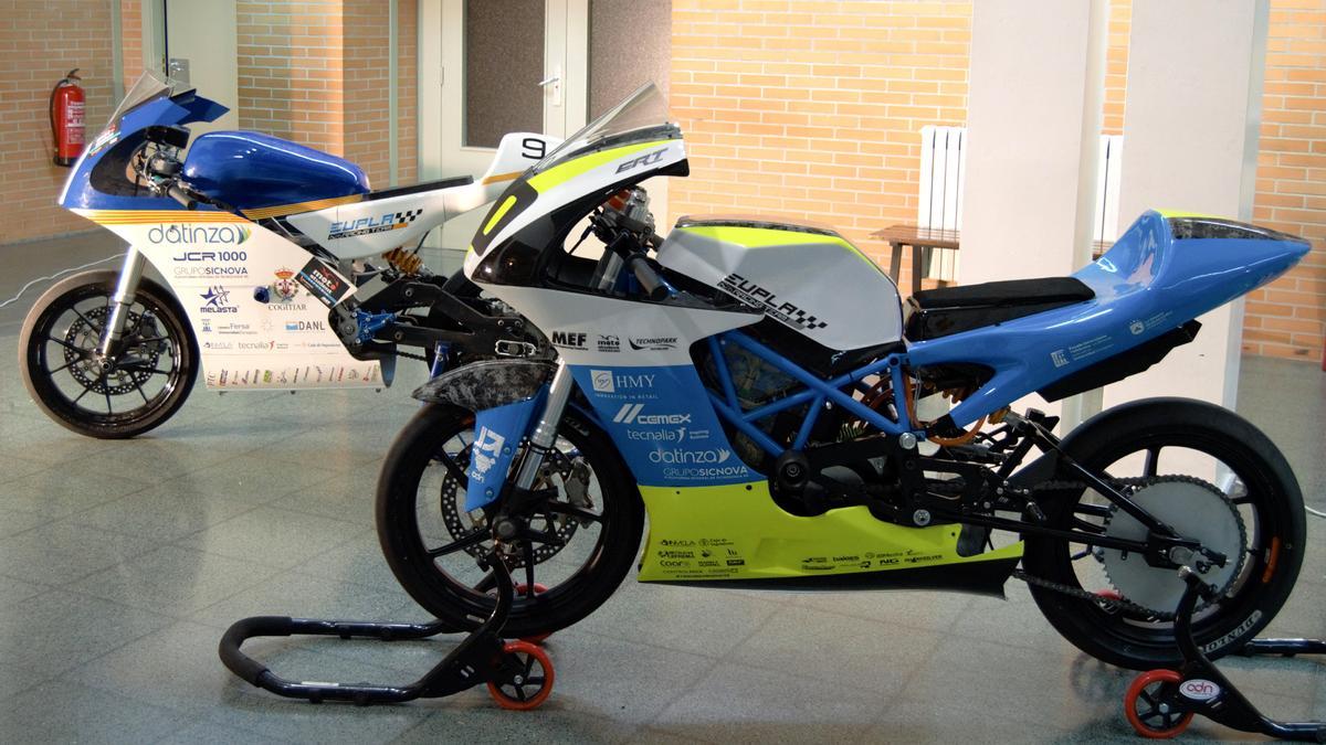 Alumnos de la Eupla han desarrollado motos eléctricas con las que han participado en la competición internacional Motostudent