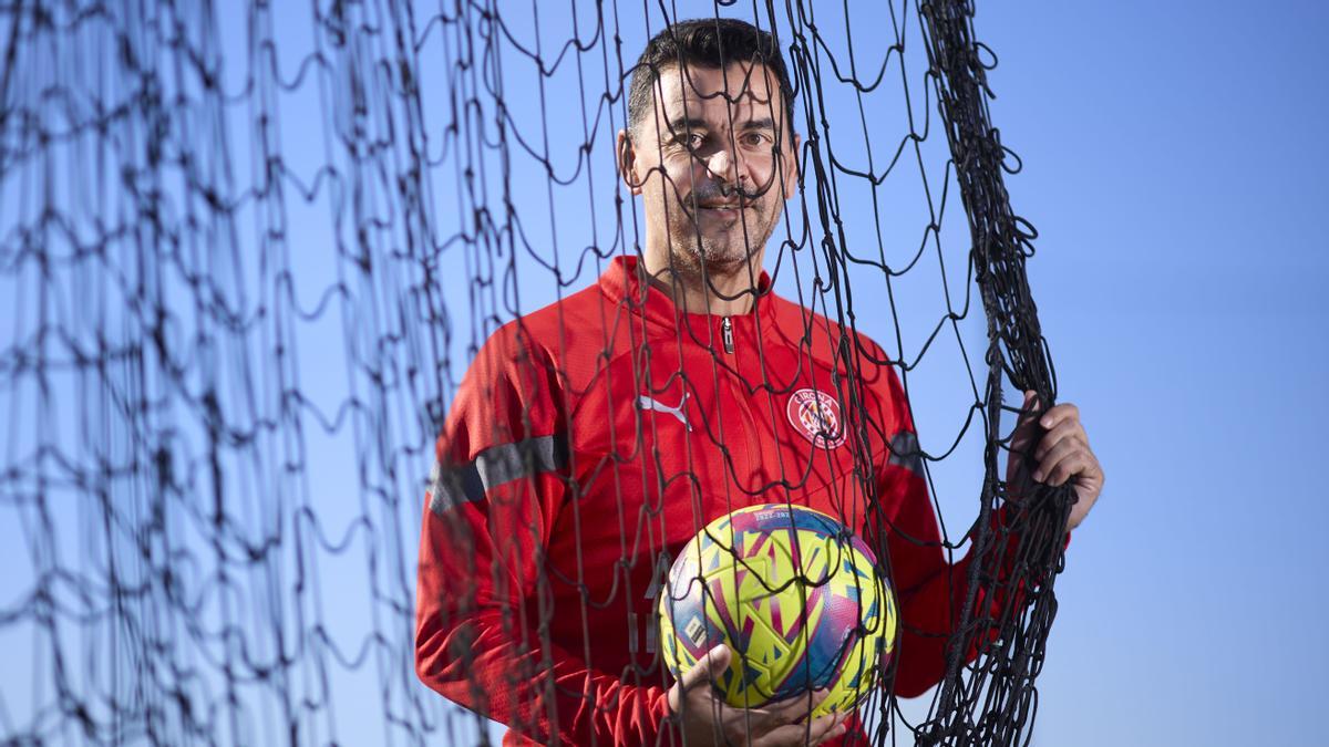 Michel, Entrenador Girona FC. Foto: Javi Ferrándiz