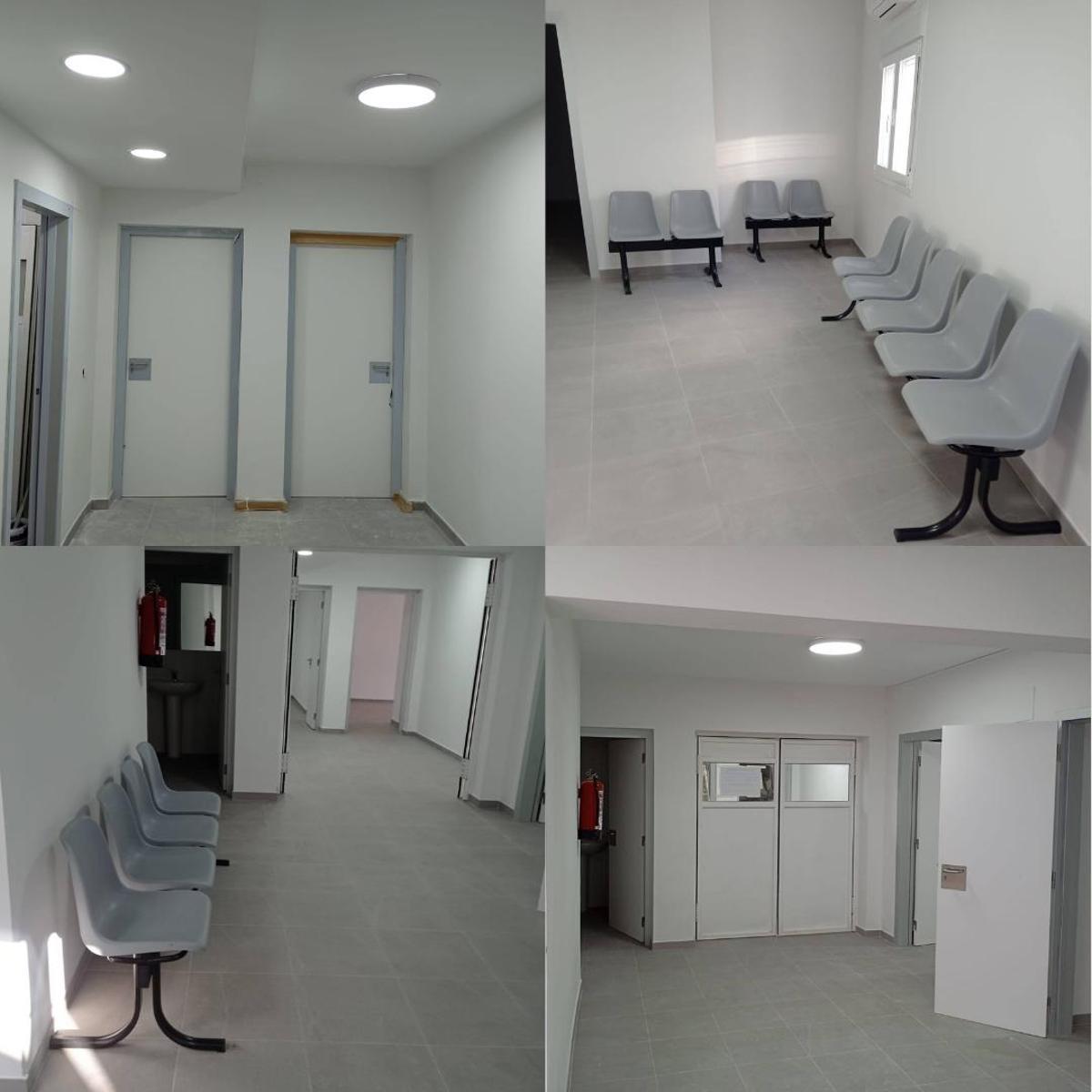 Mejoras en el consultorio médico de Sierra de Fuentes.