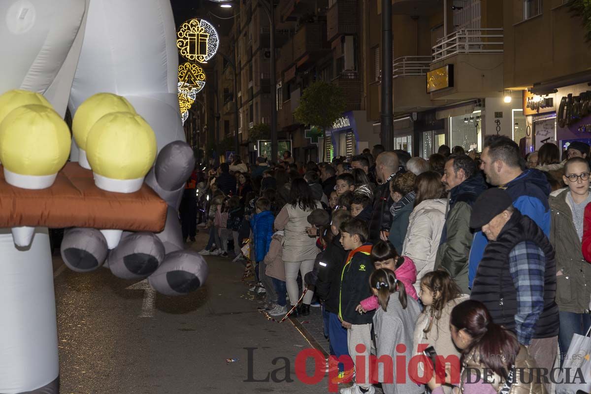 Así ha sido el desfile de Papá Noel en Caravaca