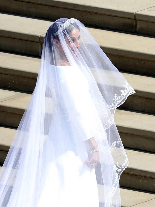 Meghan Markle en su boda con el Príncipe Harry