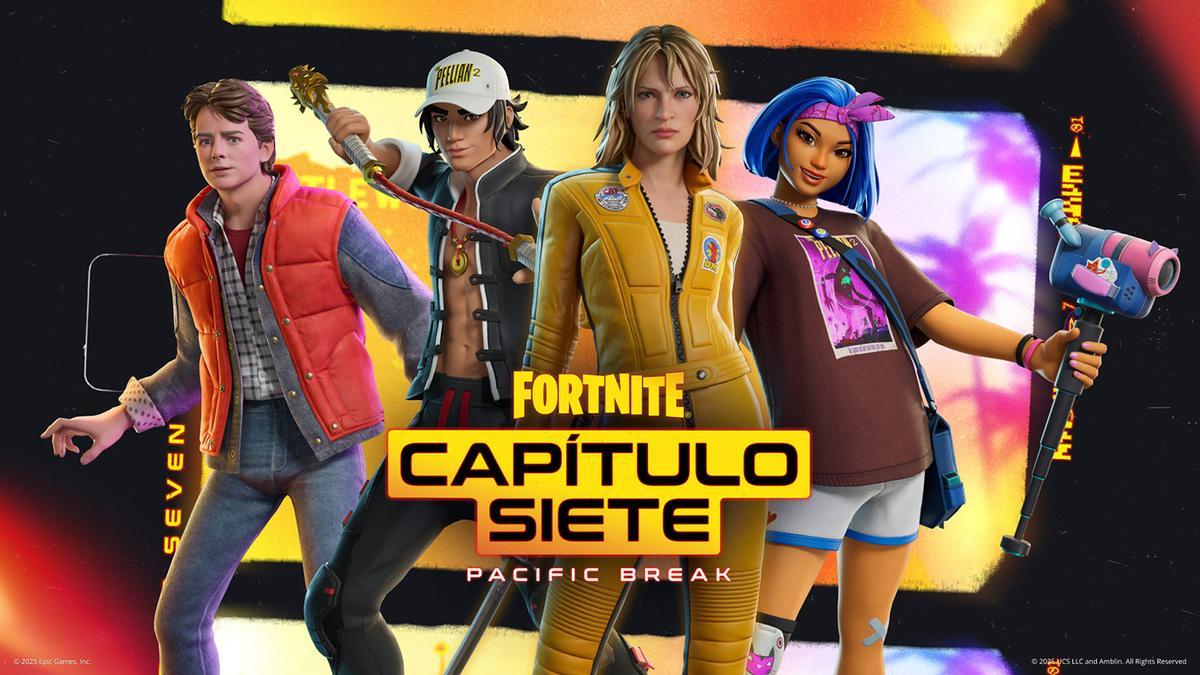 Todas las novedades de Fortnite Capítulo 7 Pacific Break, que se traslada a la Costa Dorada Todas las novedades de Fortnite Capítulo 7 Pacific Break, que se traslada a la Costa Dorada