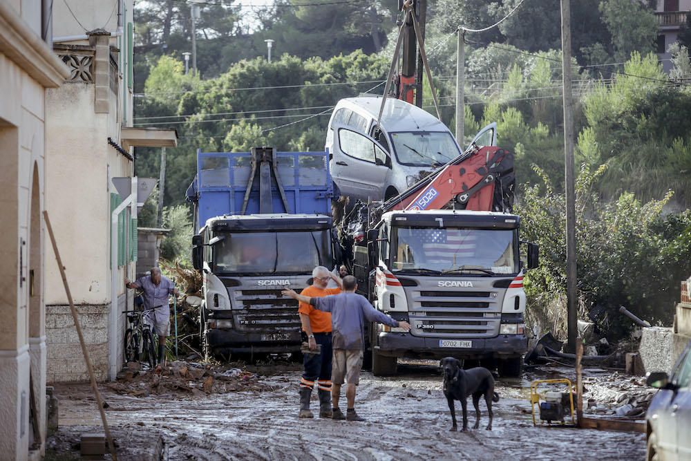 Así fue el segundo día tras las inundaciones en Sant Llorenç