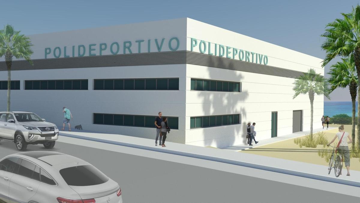 Así será el pabellón polideportivo de El pinillo de Torremolinos.
