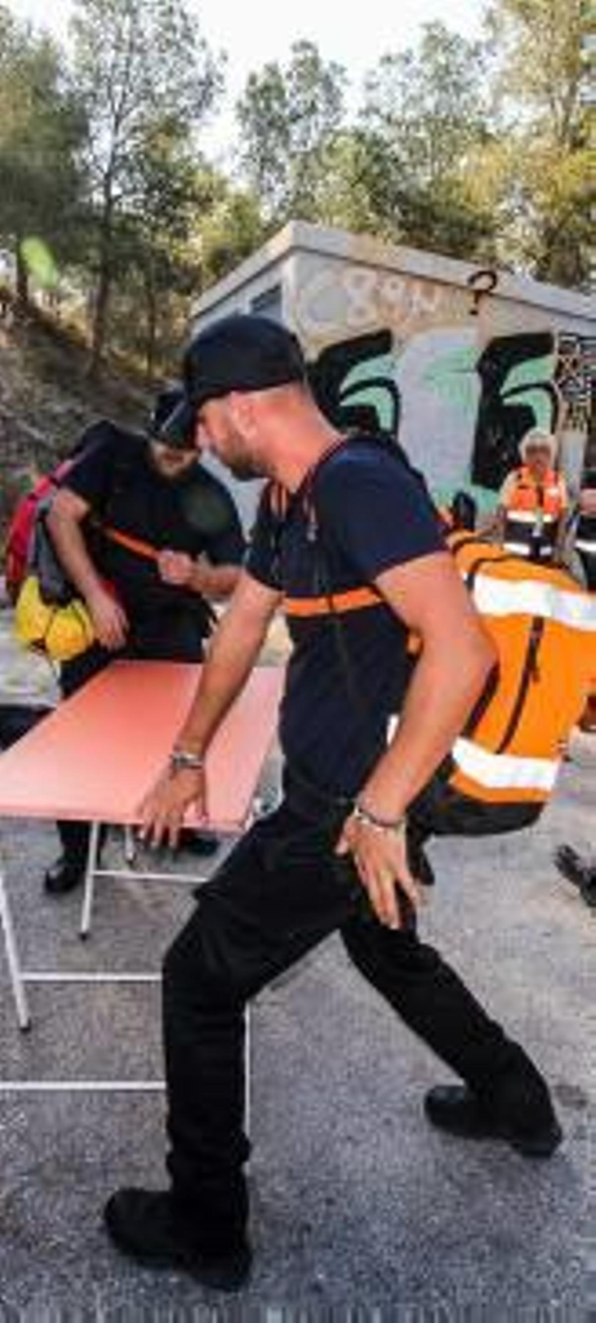 Drones para un rescate de altura en Orihuela