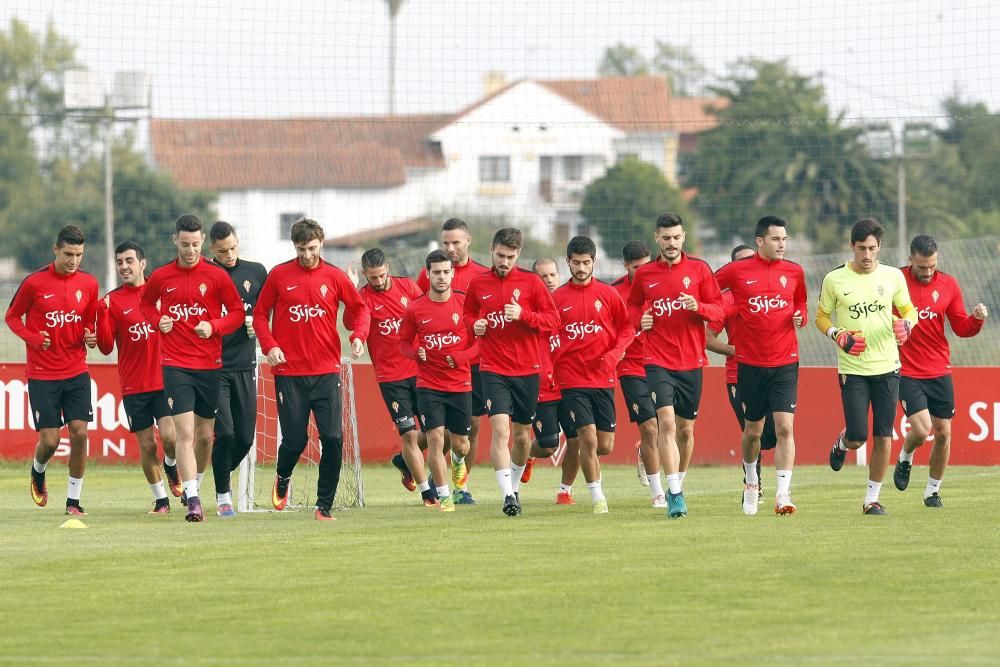 Entrenamiento del Sporting