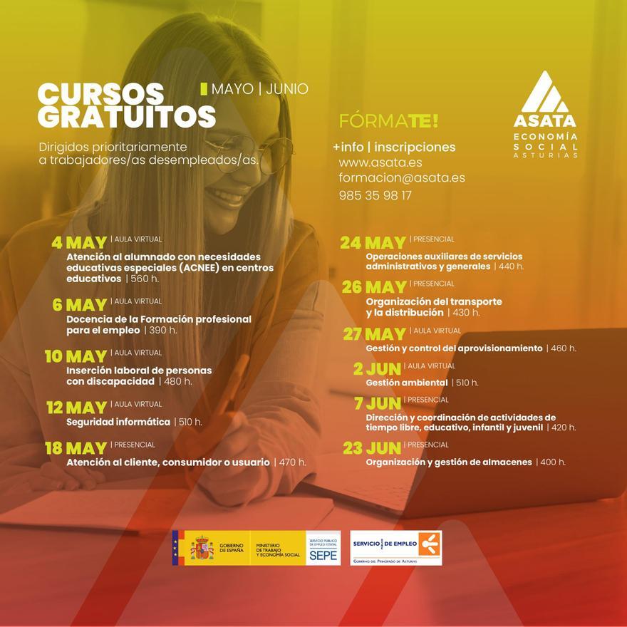 cursos ASATA formación