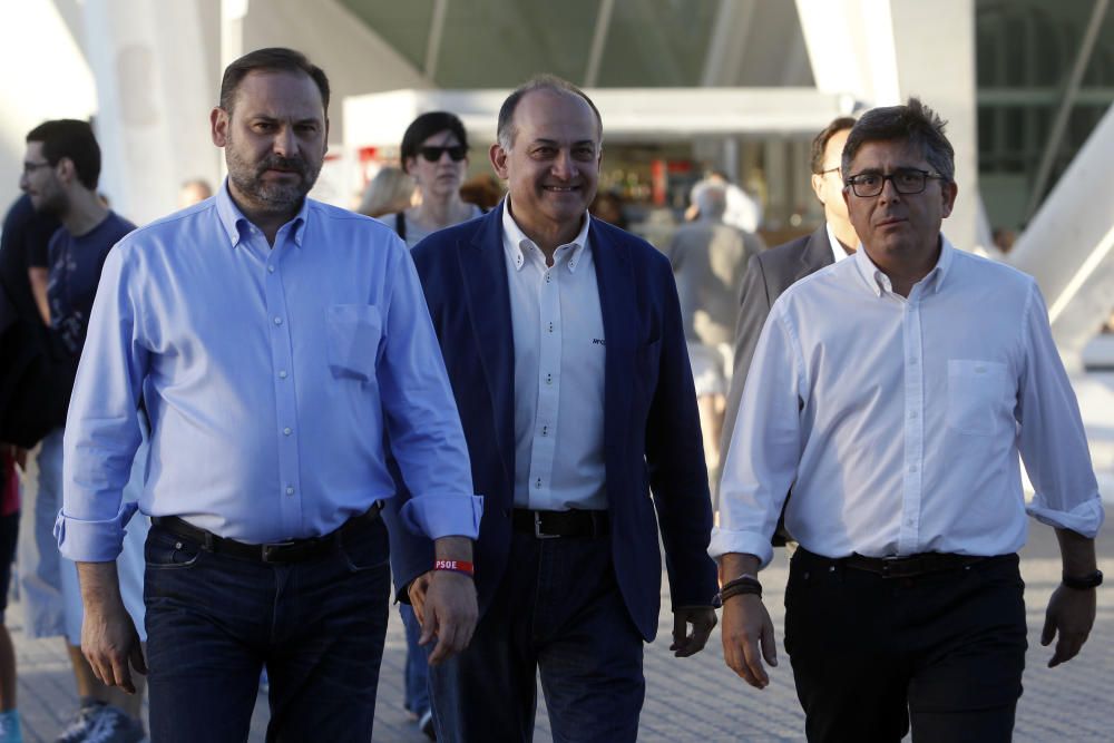 Mitin de Pedro Sánchez en l'Umbracle