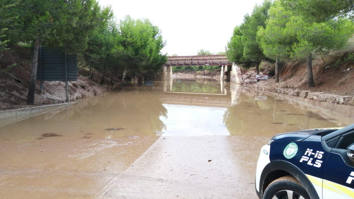 Acceso sur al Port de Sagunt, en una imagen de ayer.