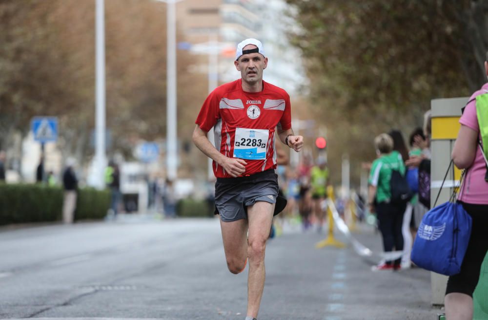 Los veteranos atletas triunfan en la prueba de Benidorm que reunió a más de 2.500 deportistas.