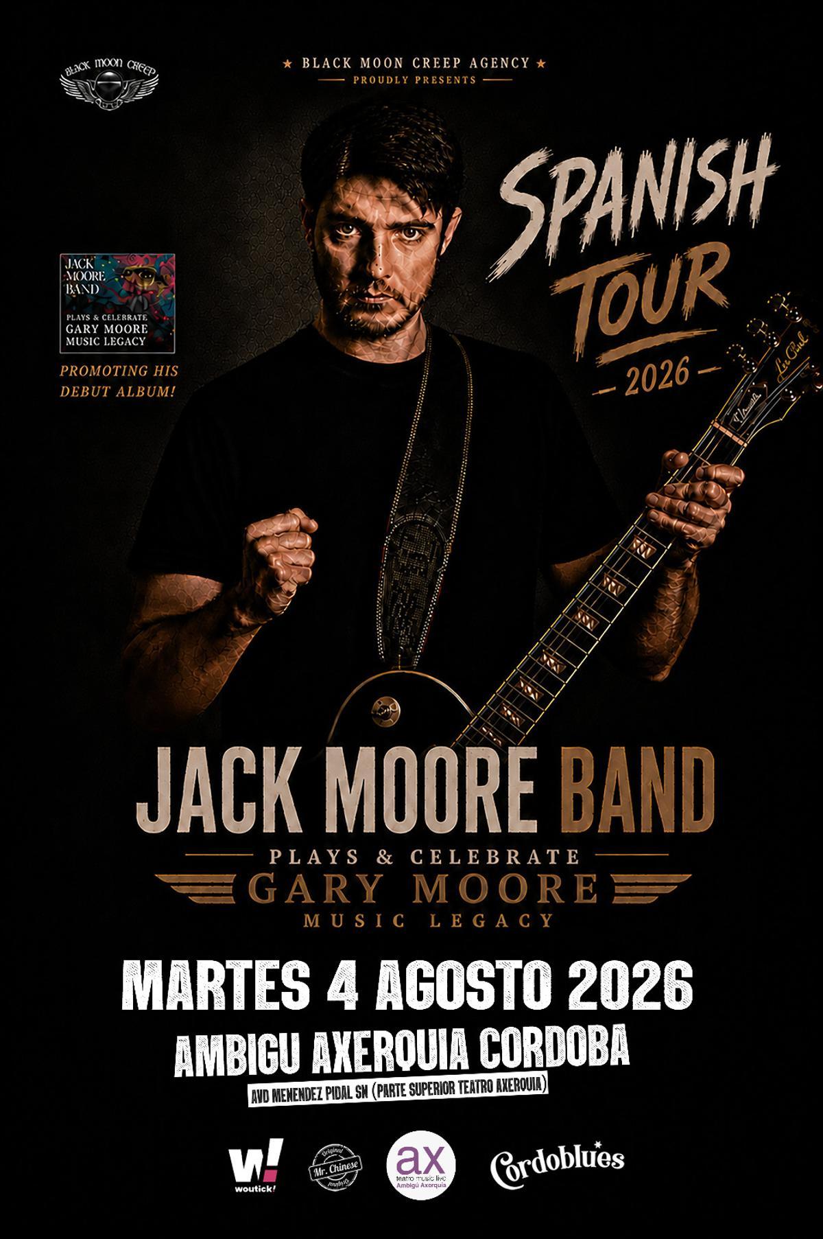Cartel del concierto en la sala Ambigú Axerquía de Córdoba.