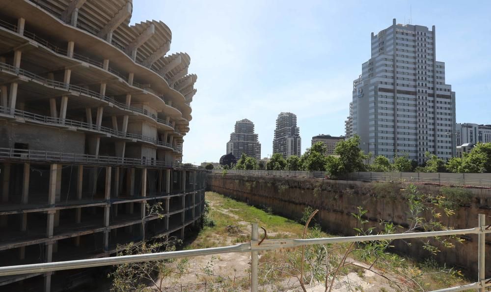 Las imágenes de las obras del nuevo Mestalla