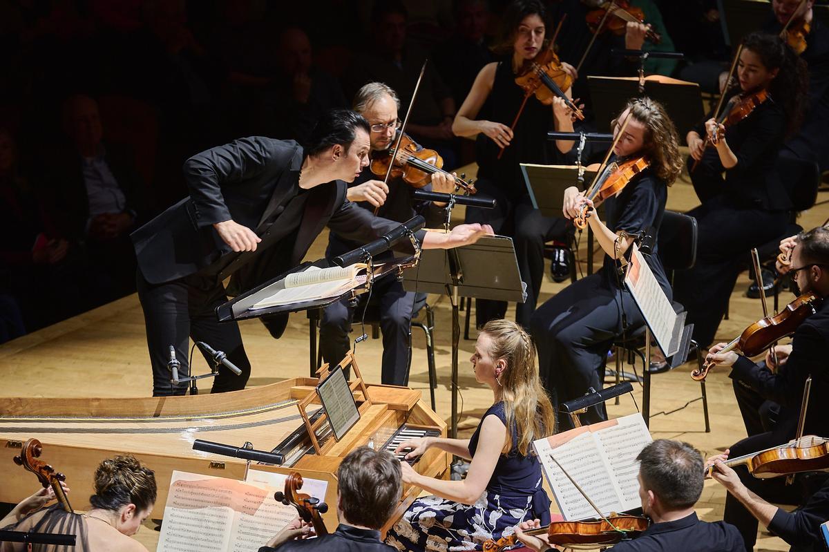 Una imagen de un concierto de Teodor Currentzis en el Auditori de Barcelona
