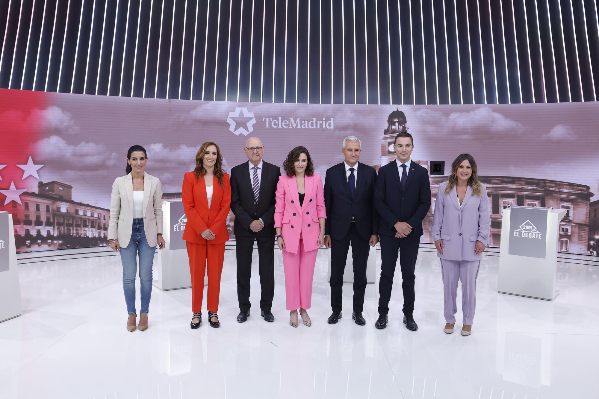 Participantes en el debate de Telemadrid.