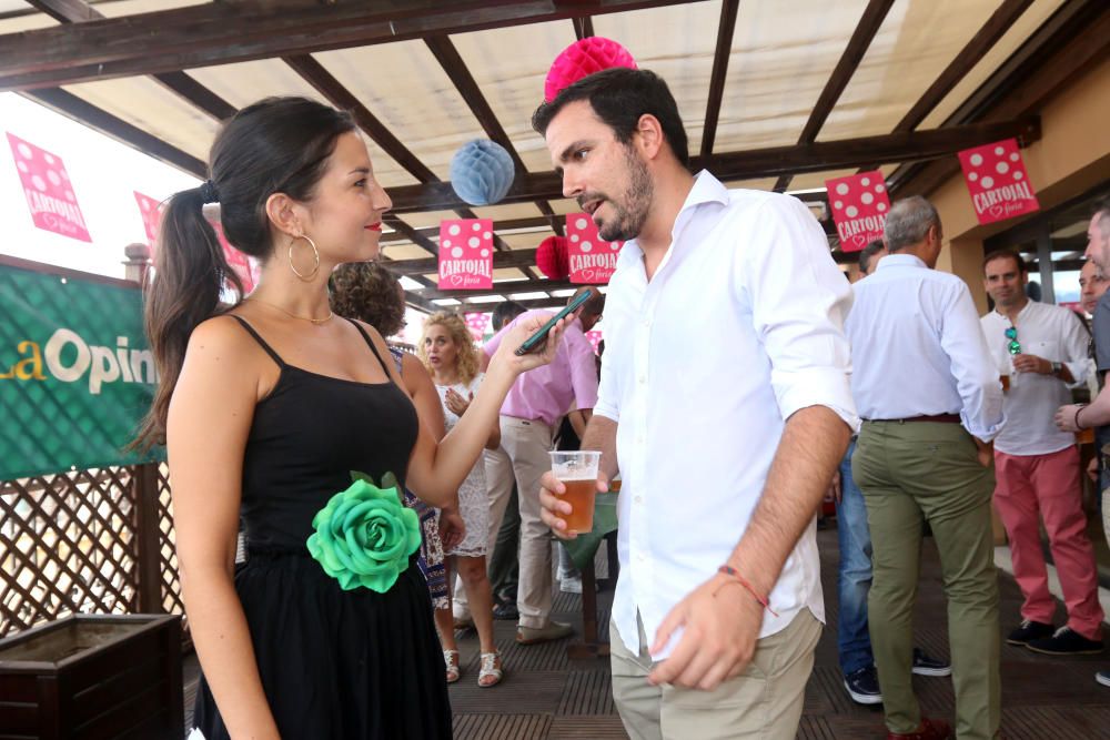 La terraza de La Opinión durante la Feria 2016