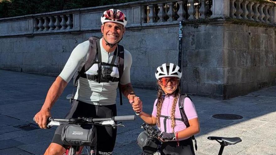 Óscar Pereiro conquista el Camino con su hija Catalina