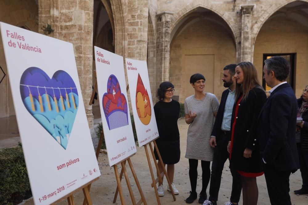 Así son los carteles de las Fallas 2018