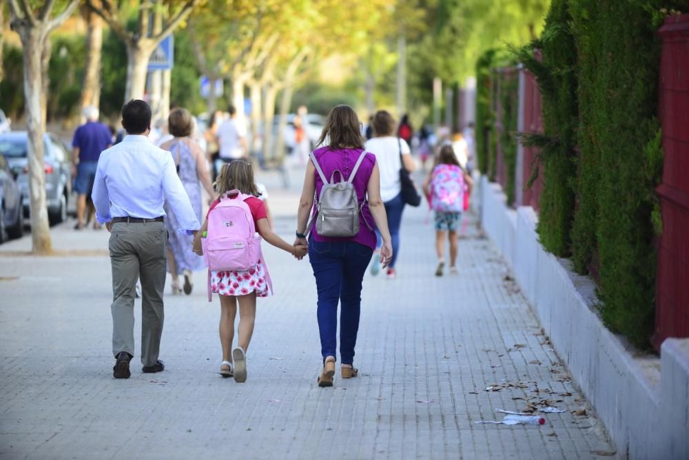 Mañana tranquila en el colegio La Vaguadan de Cartagena