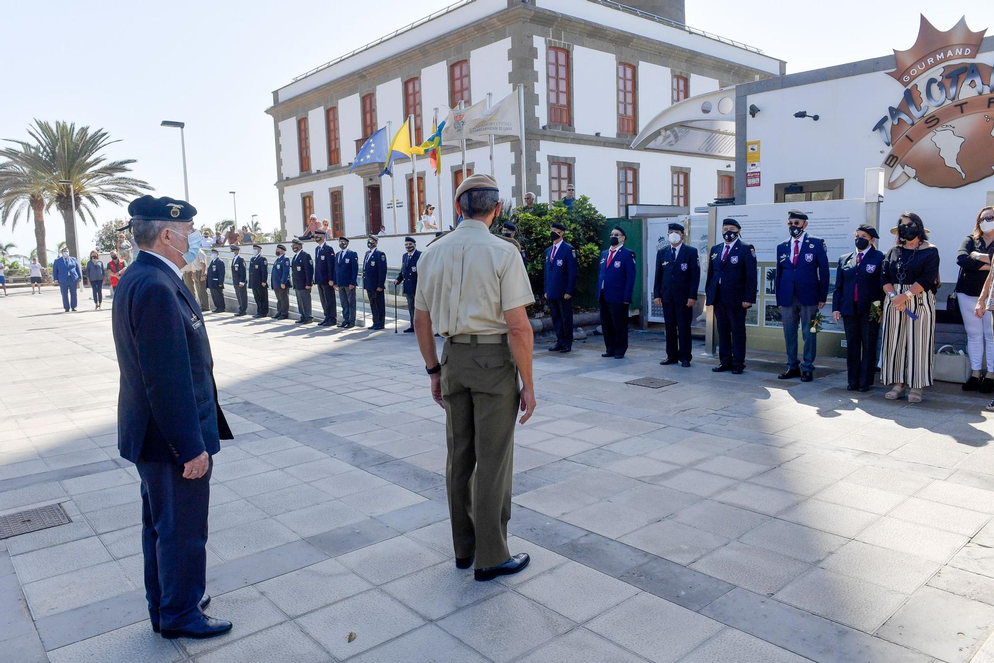 Acto de homenaje a los paracaidistas caídos en acto de servicio entre 1965 y 1979 en Maspalomas