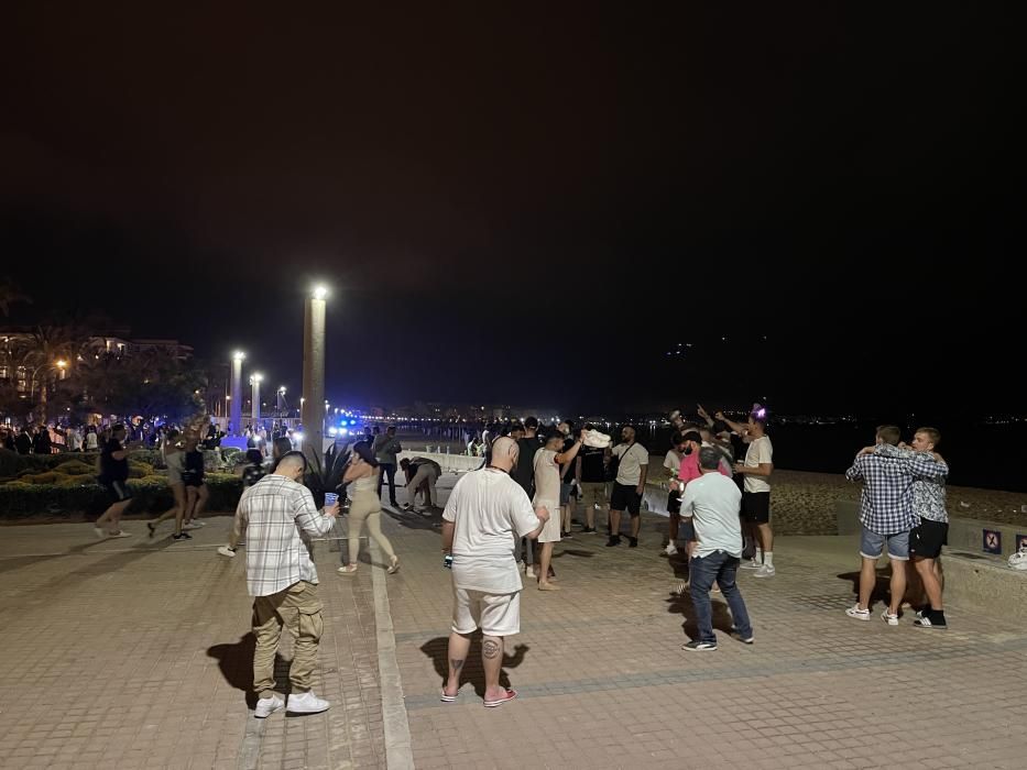 Urlauber und Einheimische feierten an der Playa de