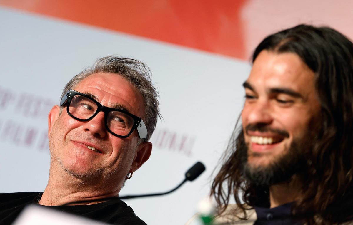 Sergi López e Oliver Laxe, en Cannes este ano.