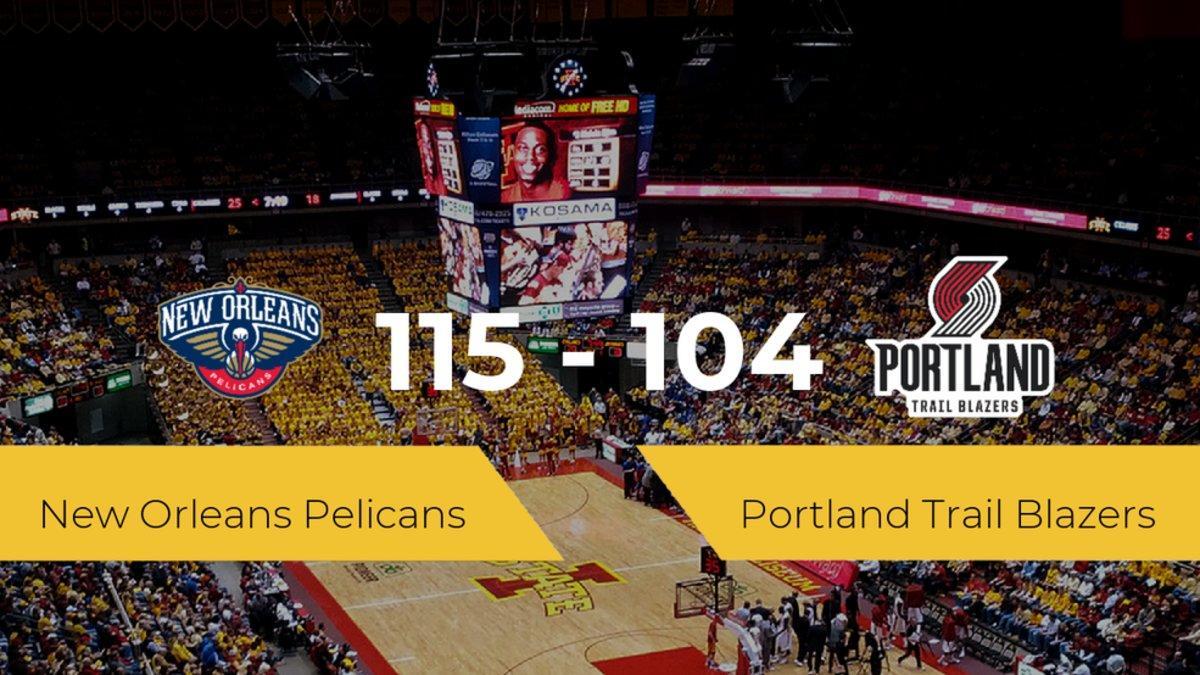 New Orleans Pelicans se impone por 115-104 frente a Portland Trail Blazers